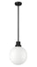 Z-Lite 597P12-BK Laurent One Light Outdoor Pendant, Black Alternate Image 3.jpg