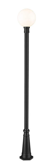 Z-Lite 597PHB-519P-BK Laurent One Light Outdoor Post Mount, Black Alternate Image 2.jpg