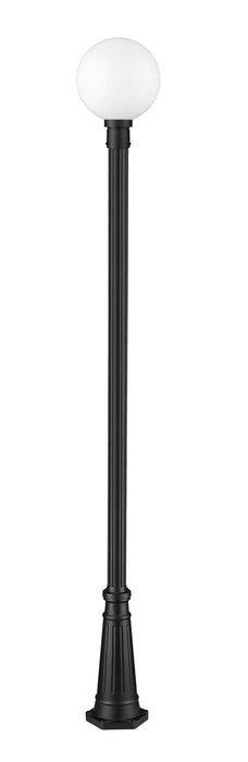 Z-Lite 597PHB-519P-BK Laurent One Light Outdoor Post Mount, Black Alternate Image 3.jpg