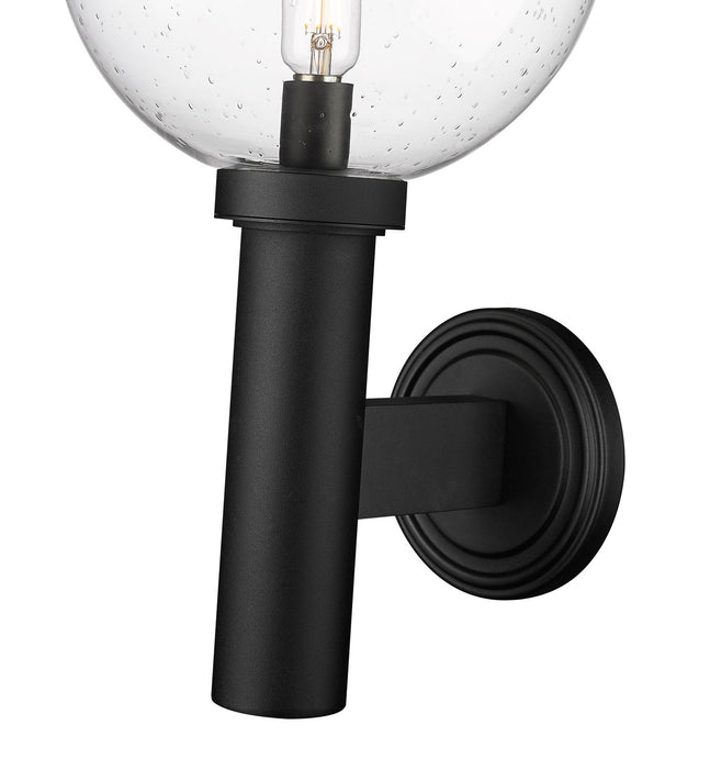 Z-Lite 599B-BK Laurent One Light Outdoor Wall Sconce, Black Alternate Image 4.jpg