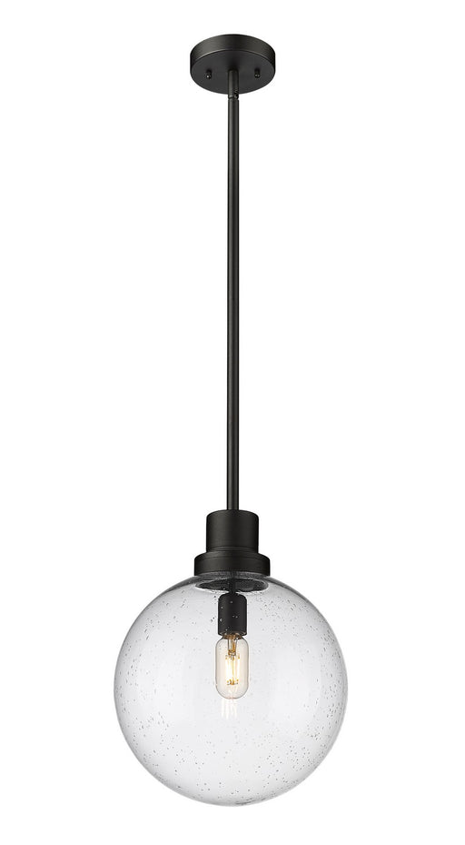 Z-Lite 599P12-BK Laurent One Light Outdoor Pendant, Black Alternate Image.jpg