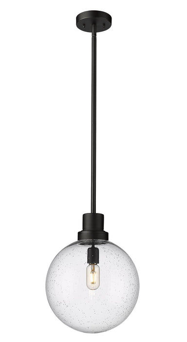 Z-Lite 599P12-BK Laurent One Light Outdoor Pendant, Black Alternate Image 2.jpg