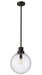 Z-Lite 599P12-BK Laurent One Light Outdoor Pendant, Black Alternate Image 2.jpg