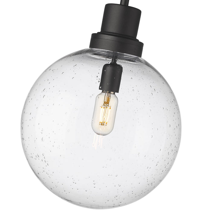 Z-Lite 599P12-BK Laurent One Light Outdoor Pendant, Black Alternate Image 4.jpg