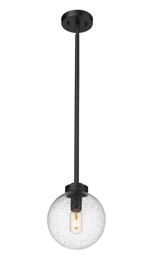 Z-Lite 599P8-BK Laurent One Light Outdoor Pendant, Black Alternate Image.jpg