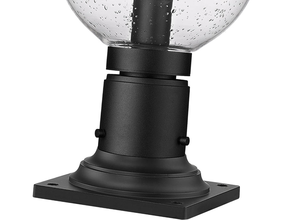 Z-Lite 599PHM-533PM-BK Laurent One Light Outdoor Pier Mount, Black Alternate Image 4.jpg