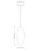 Z-Lite 651P-BN Arden One Light Pendant, Brushed Nickel Alternate Image.jpg