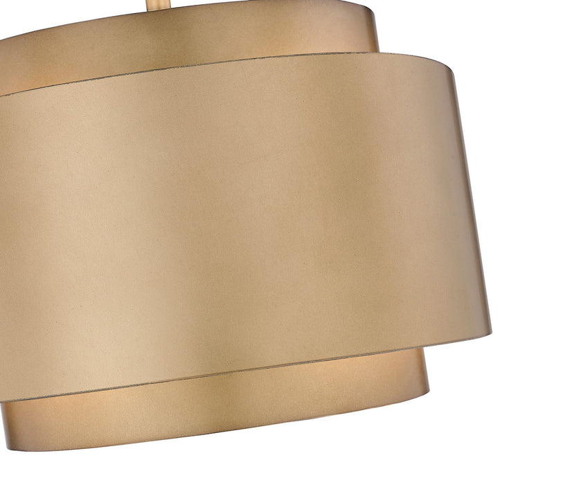 Z-Lite 739P32-RB Harlech Four Light Pendant, Rubbed Brass Alternate Image 4.jpg