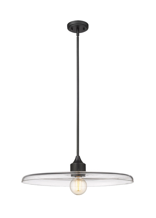 Z-Lite 821P24-MB Paloma One Light Pendant, Matte Black Alternate Image 2.jpg