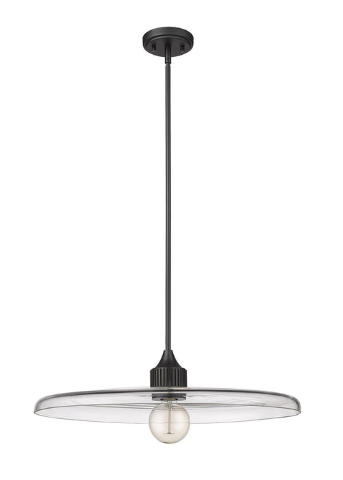 Z-Lite 821P24-MB Paloma One Light Pendant, Matte Black Alternate Image 3.jpg