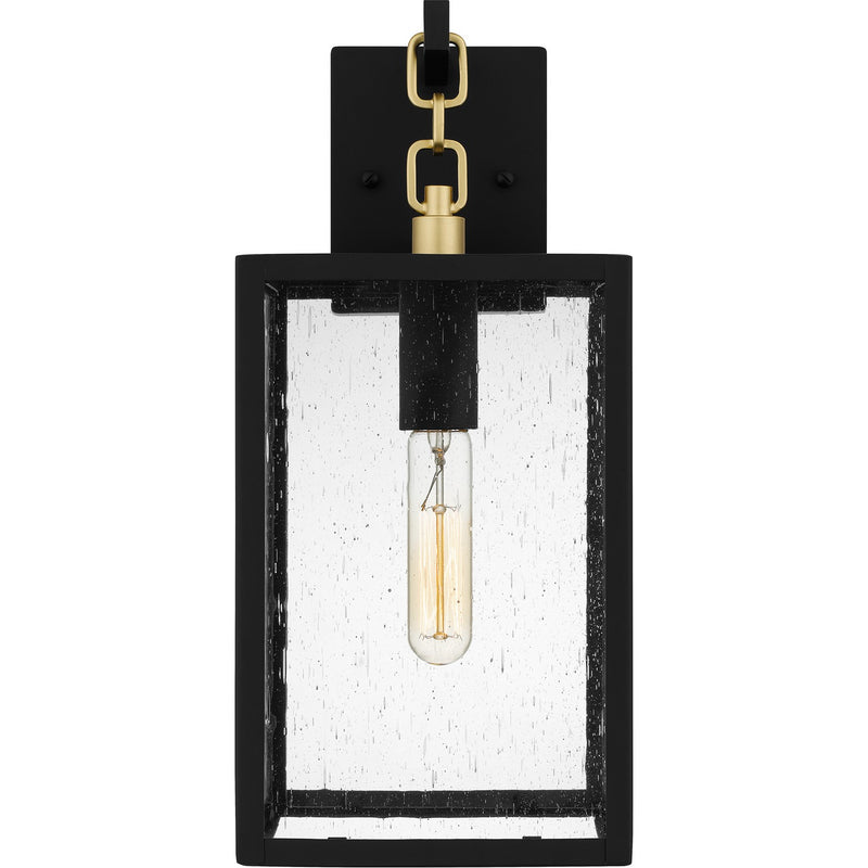 Quoizel ANC8407MBK Anchorage One Light Outdoor Wall Mount, Matte Black Alternate Image 2.jpg