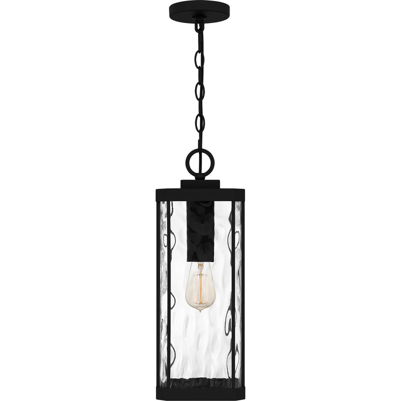 Quoizel BCR1907MBK Balchier One Light Outdoor Hanging Lantern, Matte Black Alternate Image 2.jpg