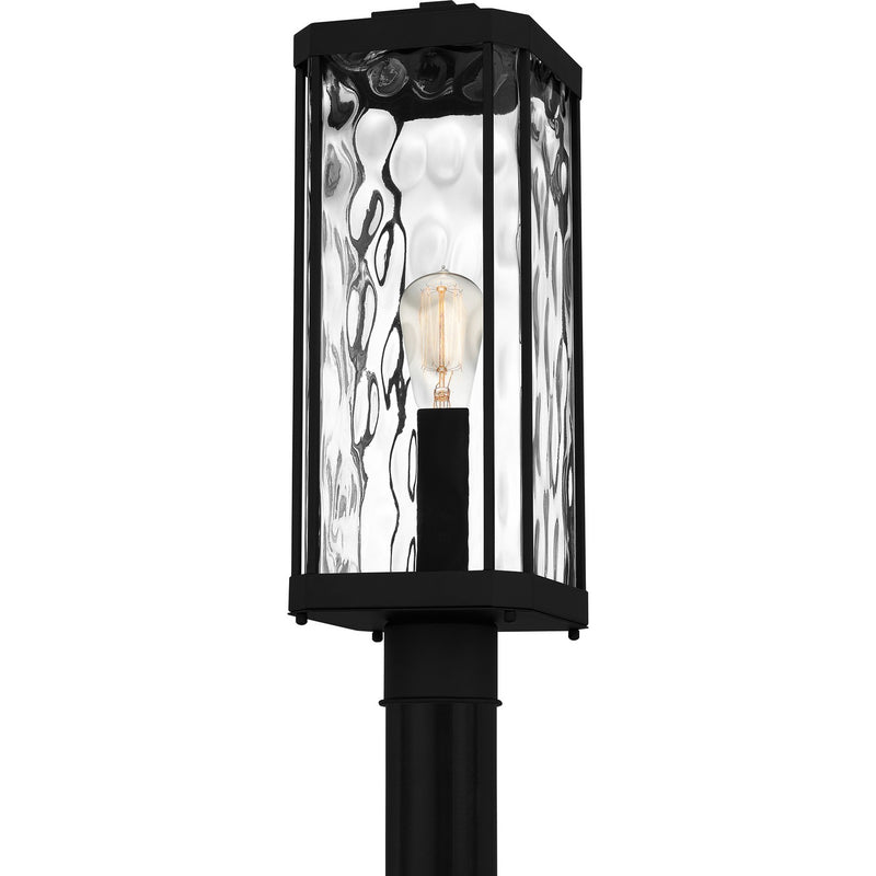 Quoizel BCR9007MBK Balchier One Light Outdoor Post Mount, Matte Black Alternate Image 3.jpg