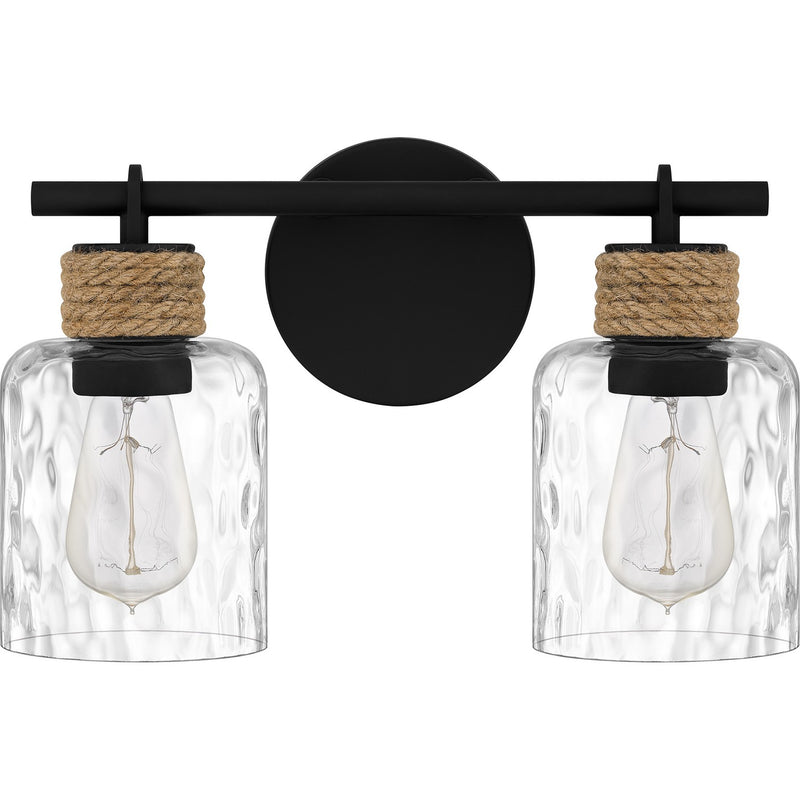 Quoizel BTC8614MBK Baltic Two Light Bath, Matte Black Alternate Image.jpg