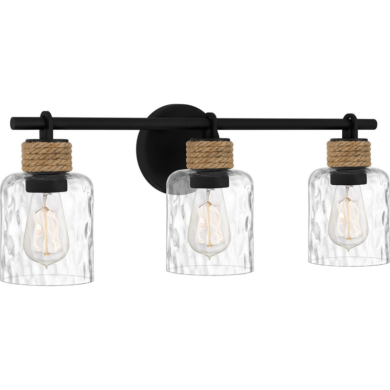 Quoizel BTC8624MBK Baltic Three Light Bath, Matte Black Alternate Image 2.jpg