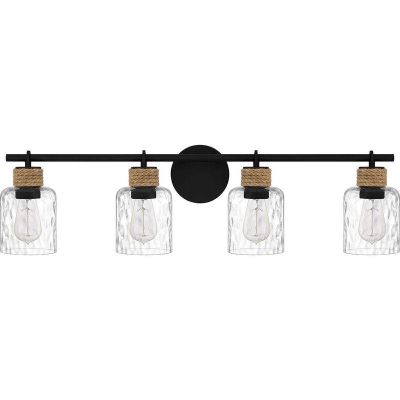 Quoizel BTC8634MBK Baltic Four Light Bath, Matte Black Alternate Image.jpg