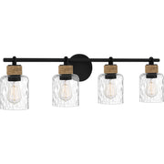 Quoizel BTC8634MBK Baltic Four Light Bath, Matte Black Alternate Image 2.jpg