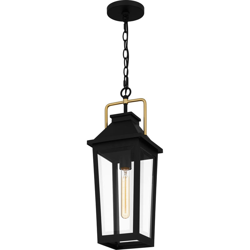 Quoizel BUK1907MBK Buckley One Light Outdoor Hanging Lantern, Matte Black Alternate Image 3.jpg