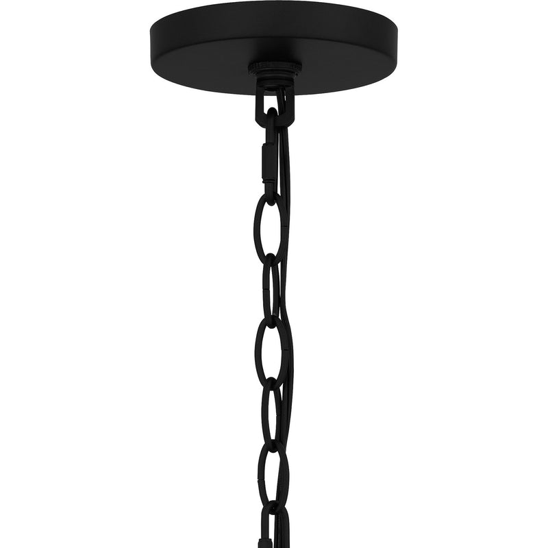 Quoizel BUK1907MBK Buckley One Light Outdoor Hanging Lantern, Matte Black Alternate Image.jpg