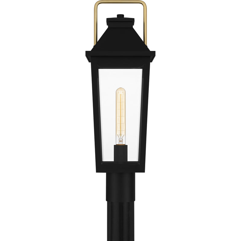 Quoizel BUK9007MBK Buckley One Light Outdoor Post Mount, Matte Black Alternate Image 2.jpg