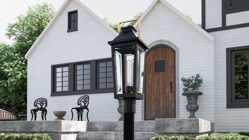 Quoizel BUK9007MBK Buckley One Light Outdoor Post Mount, Matte Black Alternate Image 6.jpg