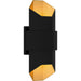 Quoizel CHS8307MBKG Chasm LED Outdoor Wall Mount, Matte Black Gold Alternate Image 2.jpg