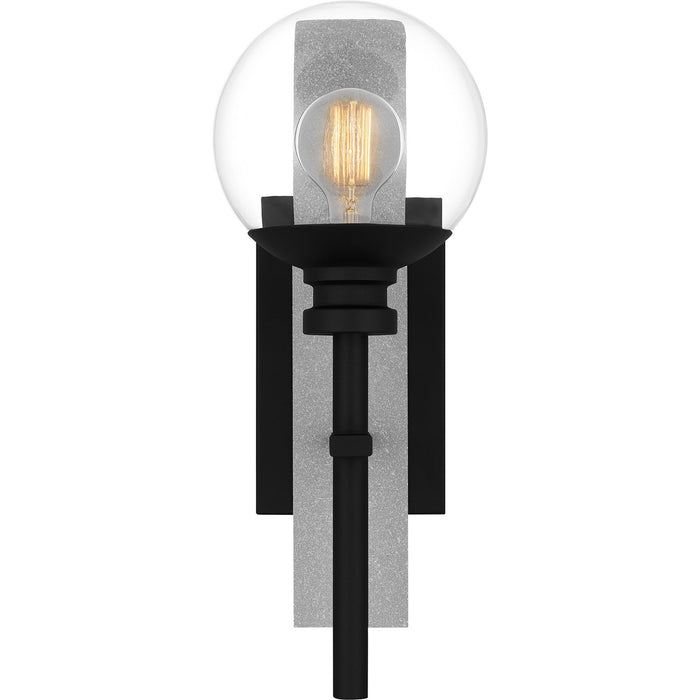 Quoizel GLS8408EK Gladstone One Light Outdoor Wall Mount, Earth Black Alternate Image 2.jpg