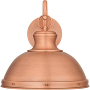 Quoizel JAM8412AC Jameson One Light Outdoor Wall Mount, Aged Copper Alternate Image 2.jpg