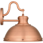 Quoizel JAM8412AC Jameson One Light Outdoor Wall Mount, Aged Copper Alternate Image 3.jpg