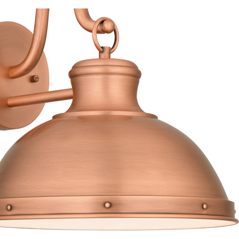 Quoizel JAM8412AC Jameson One Light Outdoor Wall Mount, Aged Copper Alternate Image 4.jpg
