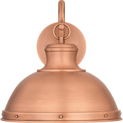 Quoizel JAM8414AC Jameson One Light Outdoor Wall Mount, Aged Copper Alternate Image 2.jpg