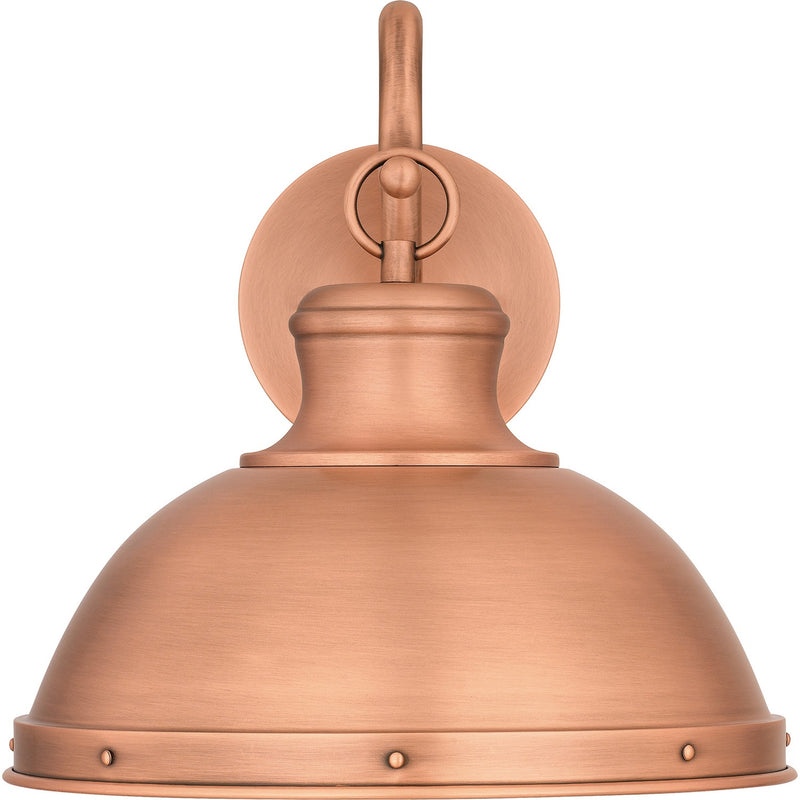 Quoizel JAM8414AC Jameson One Light Outdoor Wall Mount, Aged Copper Alternate Image 2.jpg