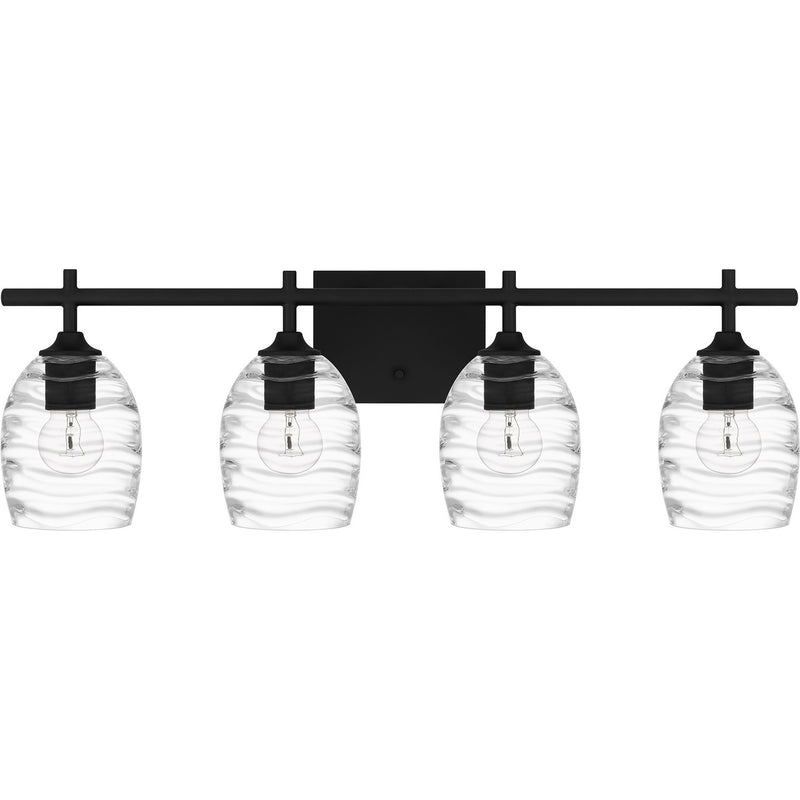 Quoizel LCY8629MBK Lucy Four Light Bath, Matte Black Alternate Image.jpg