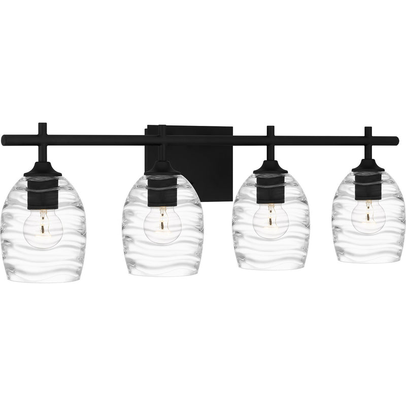 Quoizel LCY8629MBK Lucy Four Light Bath, Matte Black Alternate Image 2.jpg