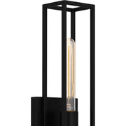 Quoizel LGN8605MBK Leighton One Light Wall Sconce, Matte Black Alternate Image 4.jpg