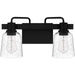 Quoizel LYD8616MBK Lydia Two Light Bath, Matte Black Alternate Image.jpg