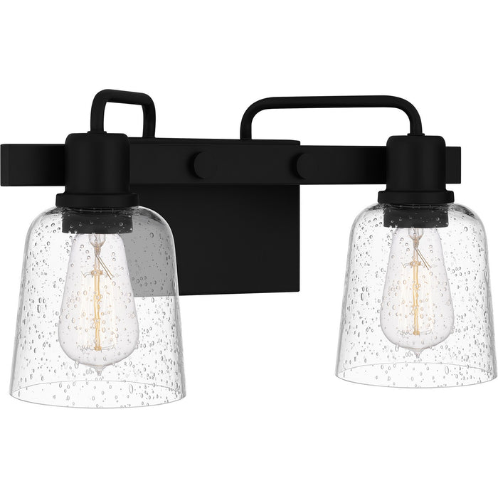 Quoizel LYD8616MBK Lydia Two Light Bath, Matte Black Alternate Image 2.jpg