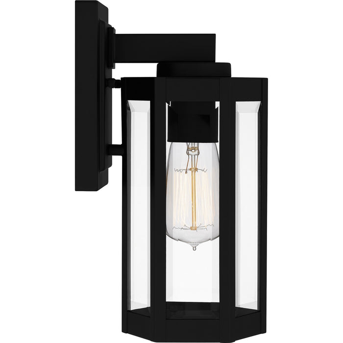 Quoizel MNK8405MBK Mesnick One Light Outdoor Wall Mount, Matte Black Alternate Image 3.jpg