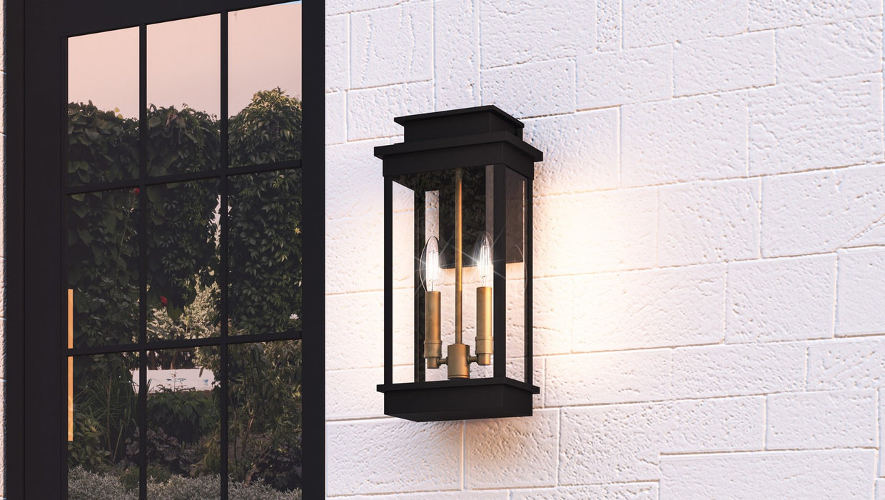 Quoizel NOE8407MBK Noelle Two Light Outdoor Wall Mount, Matte Black Alternate Image 6.jpg