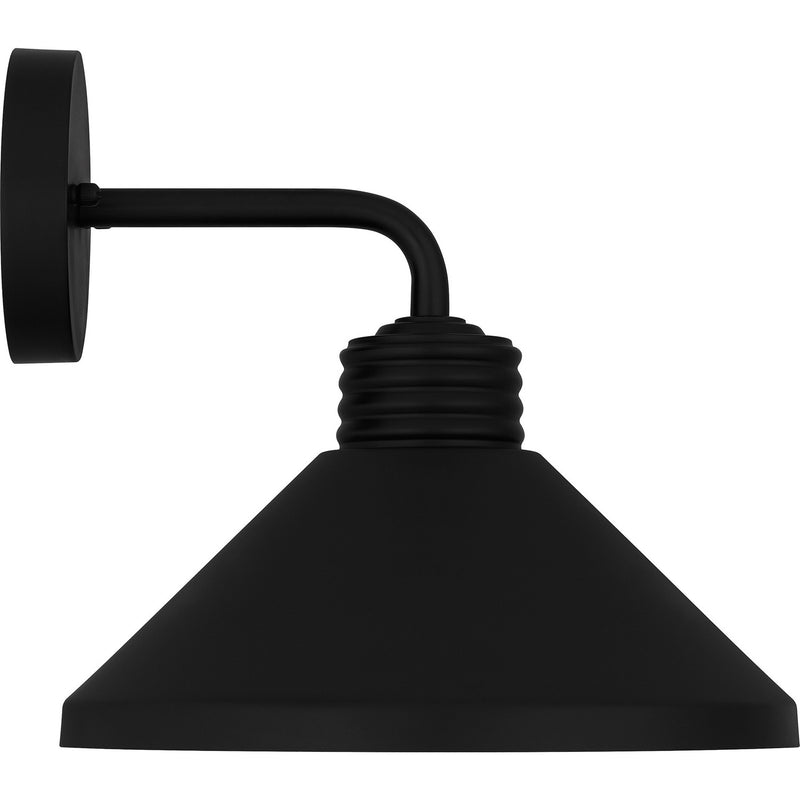 Quoizel REN8411MBK Rencher One Light Outdoor Wall Mount, Matte Black Alternate Image 3.jpg