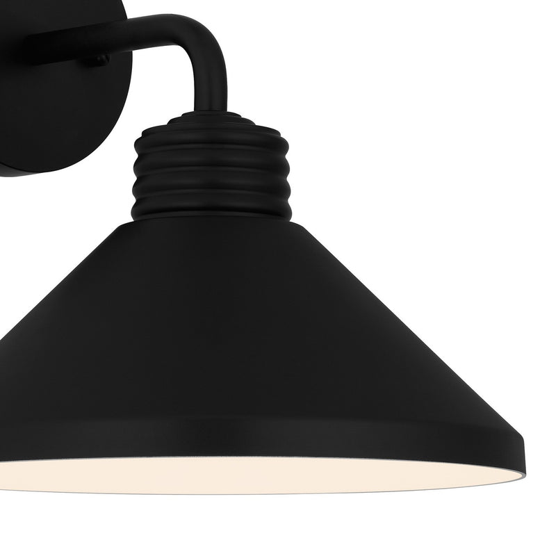 Quoizel REN8411MBK Rencher One Light Outdoor Wall Mount, Matte Black Alternate Image 4.jpg