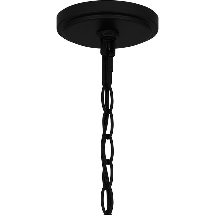 Quoizel SAT1909MBK Satterfield One Light Outdoor Hanging Lantern, Matte Black Alternate Image.jpg