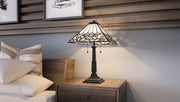 Quoizel TF16135MBK Tiffany Two Light Table Lamp, Matte Black Alternate Image.jpg