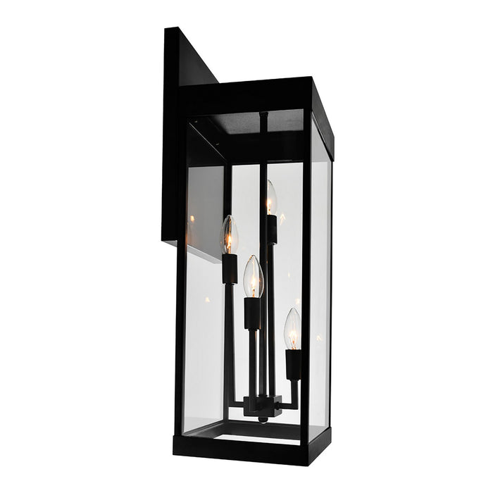 CWI Lighting 1695W8-4-101 Windsor Four Light Outdoor Wall Mount, Black Alternate Image.jpg