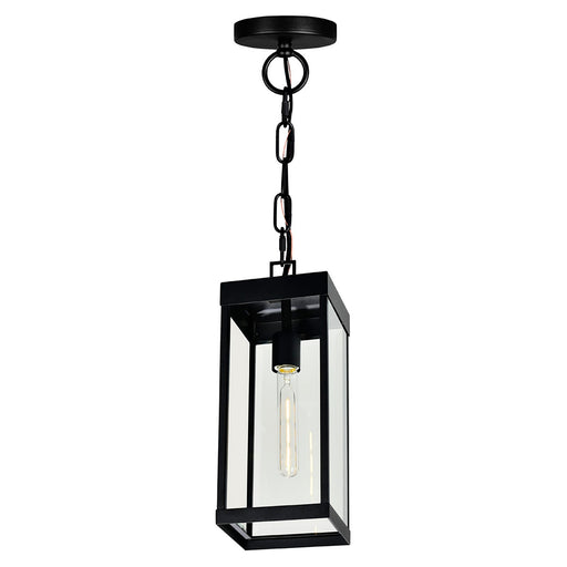 CWI Lighting 1695P7-1-101 Windsor One Light Outdoor Hanging Lantern Black Alt 1.jpg