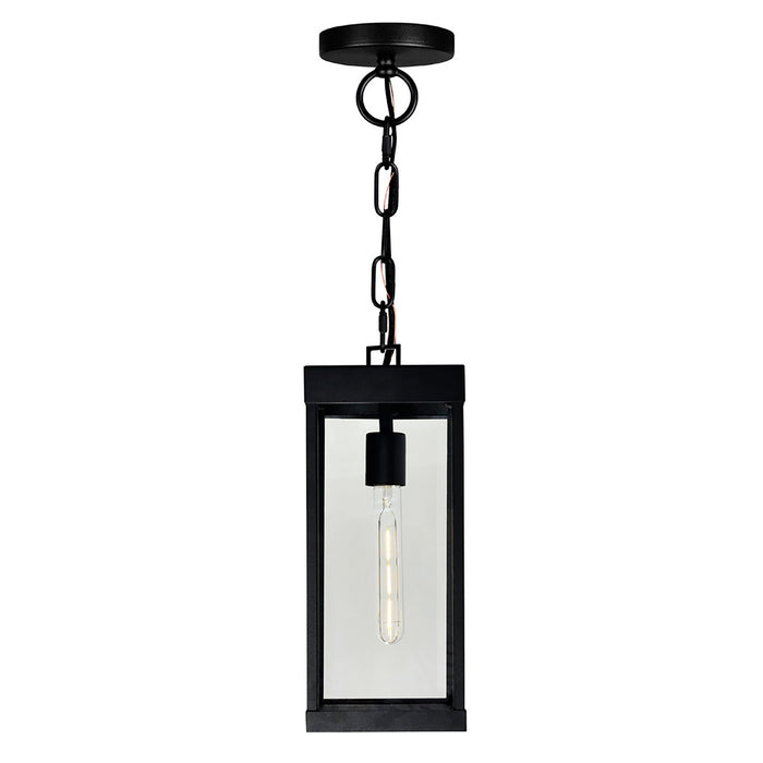 CWI Lighting 1695P7-1-101 Windsor One Light Outdoor Hanging Lantern, Black Alternate Image 2.jpg