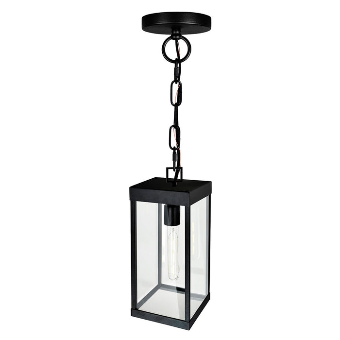 CWI Lighting 1695P7-1-101 Windsor One Light Outdoor Hanging Lantern, Black Alternate Image 3.jpg