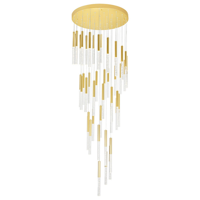 CWI Lighting 1703P32-45-602 Dragonswatch LED Chandelier Satin Gold Alt 1.jpg