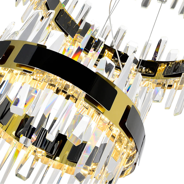 CWI Lighting 1592P32-3-612 Aya LED Chandelier Pearl Black & Titanium Gold Alt 2.jpg