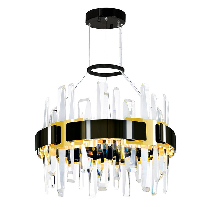 CWI Lighting 1592P18-612 Aya LED Chandelier Pearl Black & Titanium Gold Alt 1.jpg